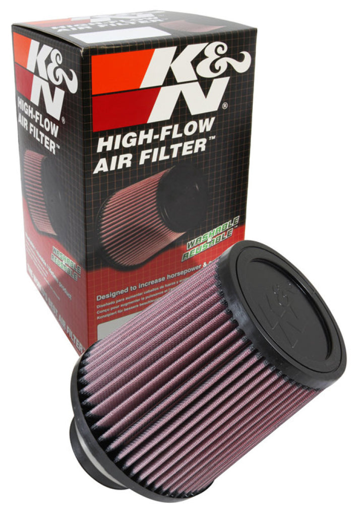 K&N Filter Universal Rubber Filter 2 3/4 inch Flange 6 inch Base 5 inch Top 6 1/2 inch Height - Bull Strap