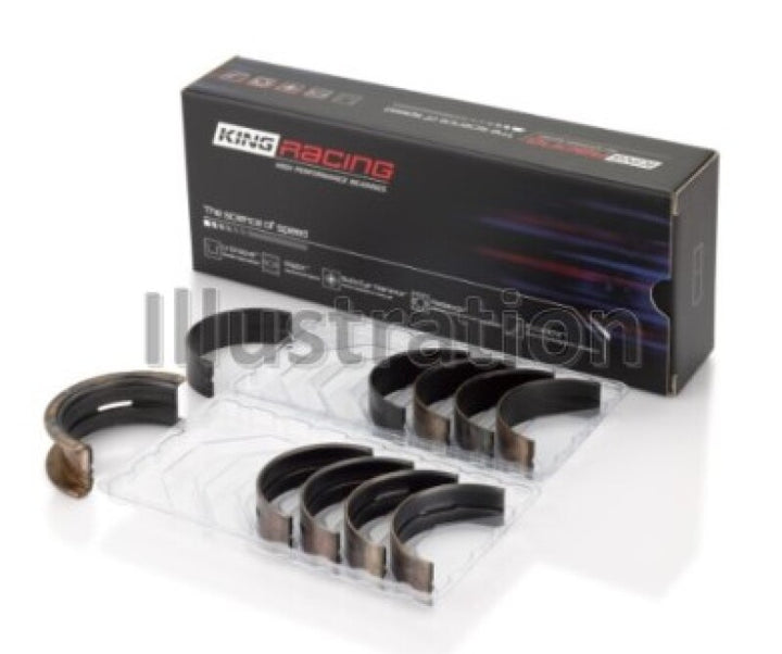 King 07-09 Mazdaspeed 3 L3-VDT MZR DISI (t) Duratec High Performance Main Bearing Set - Size +0.25mm - Bull Strap