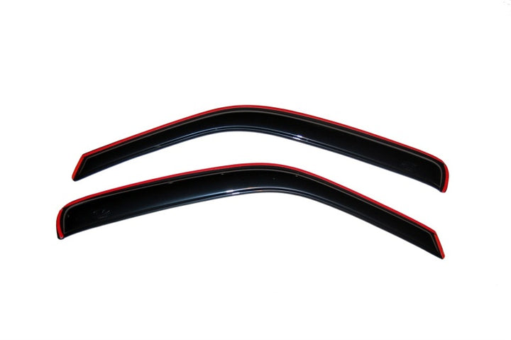 AVS 03-10 Chevy Kodiak Ventvisor In-Channel Window Deflectors 2pc - Smoke - Bull Strap