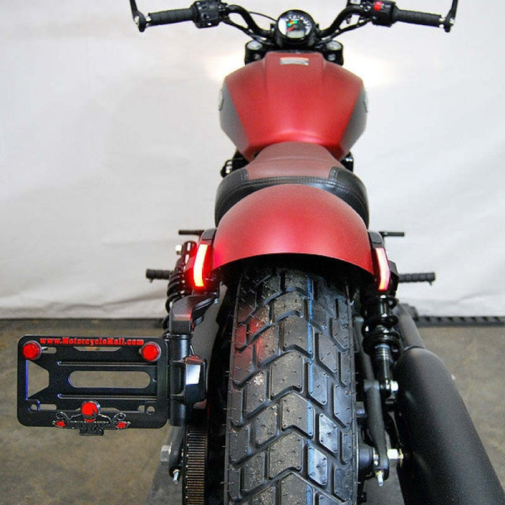 New Rage Cycles 18+ Indian Scout Bobber Rear Turn Signals - Bull Strap
