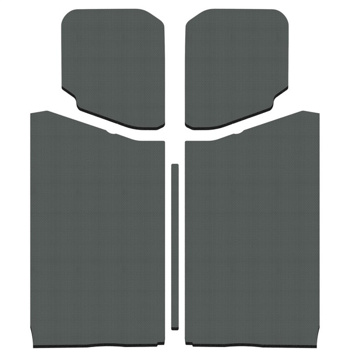 DEI 18-23 Jeep Wrangler JL 2-Door Boom Mat Headliner - 5 Piece - Gray - Bull Strap