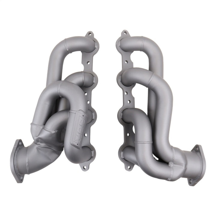 BBK 10-15 Camaro LS3 L99 Shorty Tuned Length Exhaust Headers - 1-3/4 Titanium Ceramic - Bull Strap