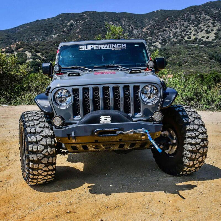 Superwinch Winch Cover for Sx 10000/12000/Talon 9.5 Integrated Winches - Blk Neoprene - Bull Strap