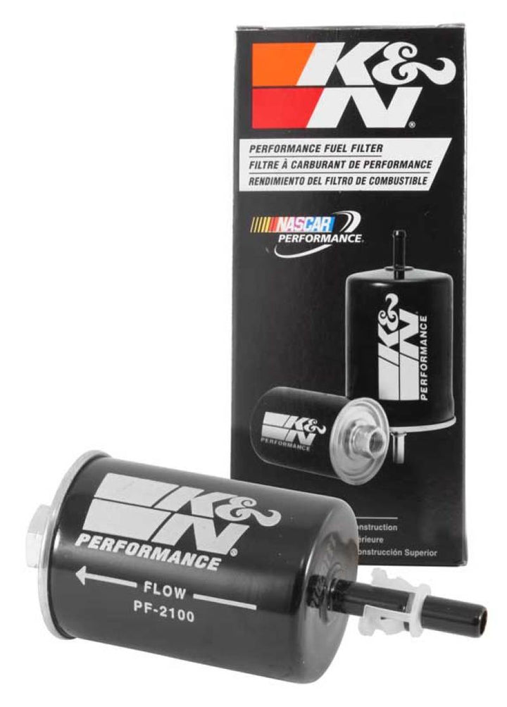 K&N 92-95 Chevy Cavalier 2.2L / 3.1L Fuel Filter - Bull Strap