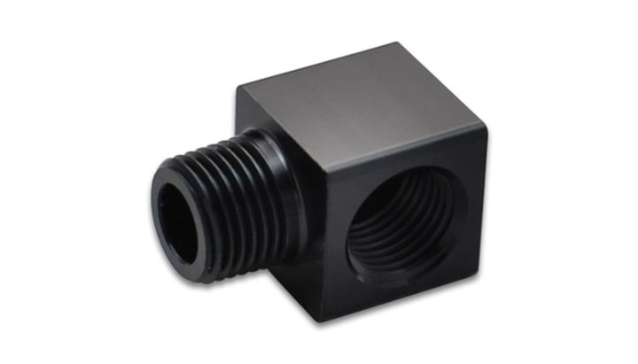 Vibrant 1/8in NPT Female x 1/8in NPT Male 90 Deg Adapter Fitting - Bull Strap