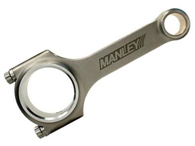 Manley 91-02 Nissan 2.0 (SR20DE SR20DET) H Beam Connecting Rod Set - Bull Strap