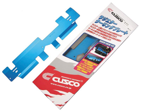 Cusco Radiator Cooling Plate CT9A Evo 8-9 *Blue* - Bull Strap
