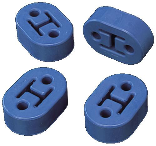 Cusco HD Exhaust Bushing Blue 9mm Hole ID x 40mm Distance (Hole to Hole) x 23mm Thickness Honda - Bull Strap