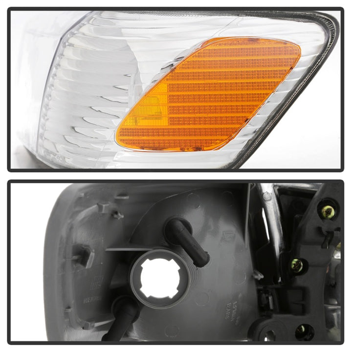 xTune 00-01 Toyota Camry 4pc OEM Style Headlights w/Corner Lights - Chrome (HD-JH-TCAM00-SET-C) - Bull Strap