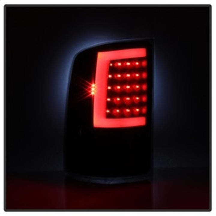 xTune 07-13 GMC Sierra 1500 LED Tail Lights - Black Smoke (ALT-ON-GS07-G2-LED-BSM) - Bull Strap