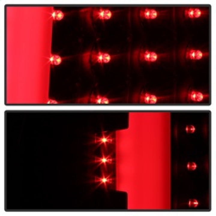 xTune 09-18 Dodge Ram 1500 LED Tail Lights - Black Smoke (ALT-ON-DR09-LBLED-BSM) - Bull Strap