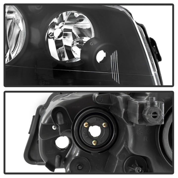 xTune 11-17 Dodge Grand Caravan OEM Style Headlights - Black (HD-JH-CHRTC08-AM-BK) - Bull Strap