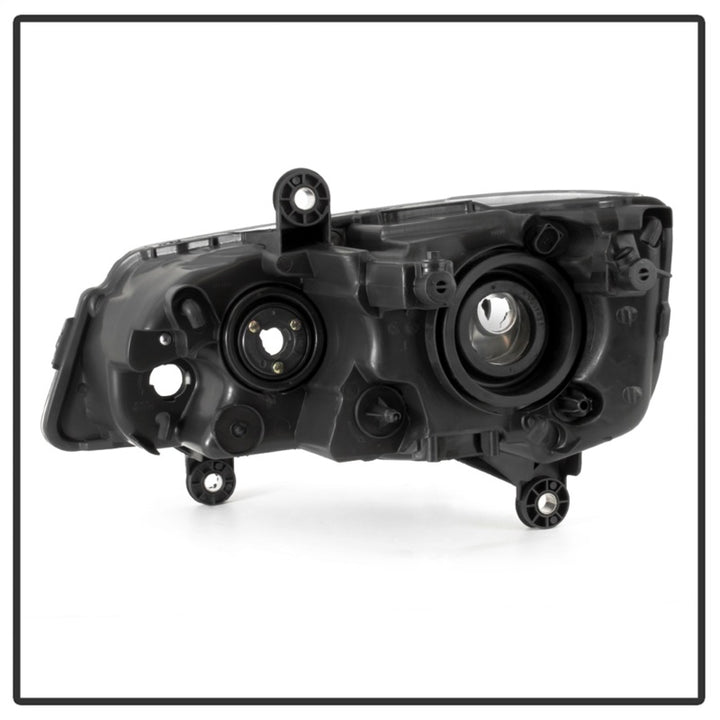 xTune 11-17 Dodge Grand Caravan OEM Style Headlights - Black (HD-JH-CHRTC08-AM-BK) - Bull Strap