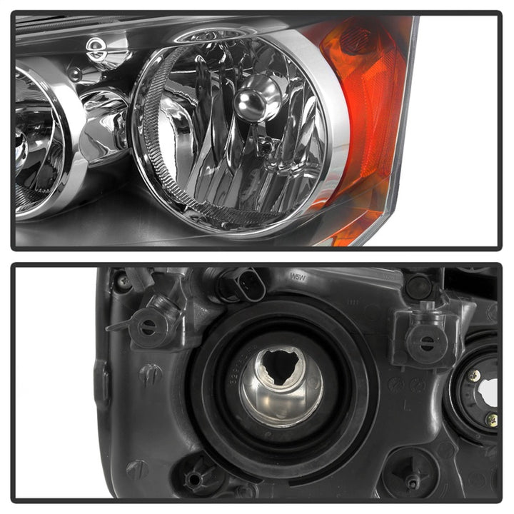 xTune 11-17 Dodge Grand Caravan OEM Style Headlights - Chrome (HD-JH-CHRTC08-AM-C) - Bull Strap
