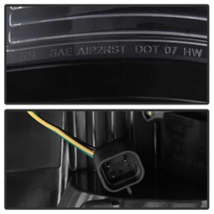 xTune 13-18 Dodge Ram 1500 LED Tail Lights - Black (ALT-ON-DRAM13V2-LBLED-BK) - Bull Strap