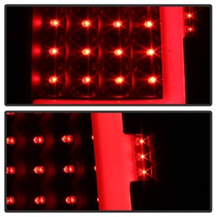 xTune 13-18 Dodge Ram 1500 LED Tail Lights - Black (ALT-ON-DRAM13V2-LBLED-BK) - Bull Strap