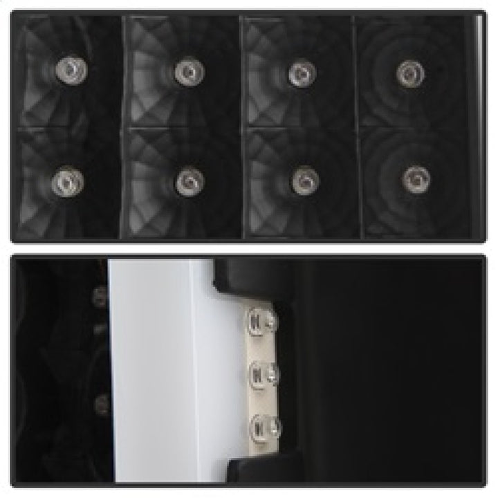 xTune 13-18 Dodge Ram 1500 LED Tail Lights - Black (ALT-ON-DRAM13V2-LBLED-BK) - Bull Strap