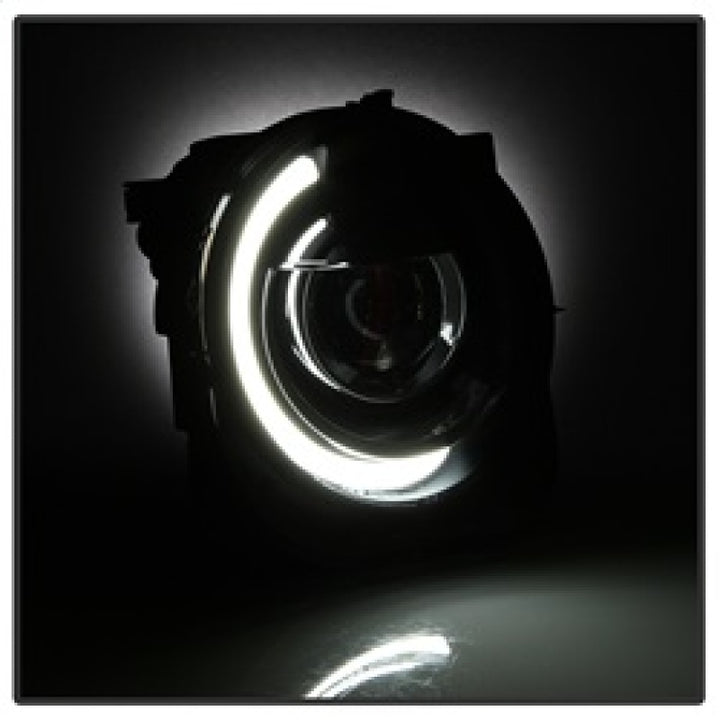 xTune 15-17 Jeep Renegade Light Bar DRL Projector Headlights -Black (PRO-JH-JREN-LBDRL-BK) - Bull Strap