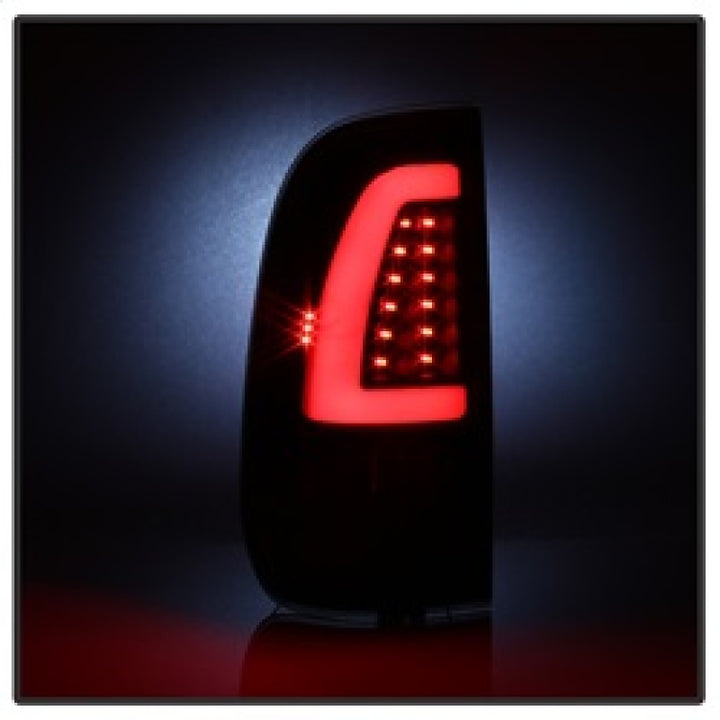 xTune 97-03 Ford F-150 Light Bar LED Tail Lights - Black Smoke (ALT-ON-FF15097-LBLED-BSM) - Bull Strap