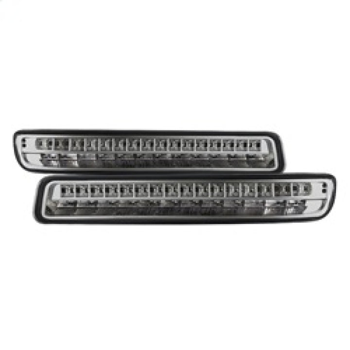 xTune 99-06 GMC Sierra (Excl Denali) Full LED Bumper Lights - Chrome (CBL-GSI99-LED-C) - Bull Strap