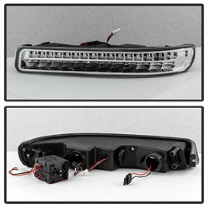 xTune 99-06 GMC Sierra (Excl Denali) Full LED Bumper Lights - Chrome (CBL-GSI99-LED-C) - Bull Strap