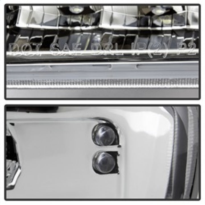 xTune 99-06 GMC Sierra (Excl Denali) Full LED Bumper Lights - Chrome (CBL-GSI99-LED-C) - Bull Strap