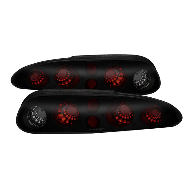 xTune Chevy Camaro 93-02 Euro Style Tail Lights - Black Smoked ALT-JH-CCAM98-BSM - Bull Strap