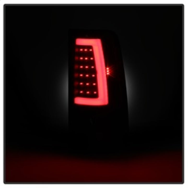 xTune Chevy Silverado 1500/2500/3500 99-02 Version 3 Tail Lights Black Smoke ALT-ON-CS99V3-LBLED-BSM - Bull Strap