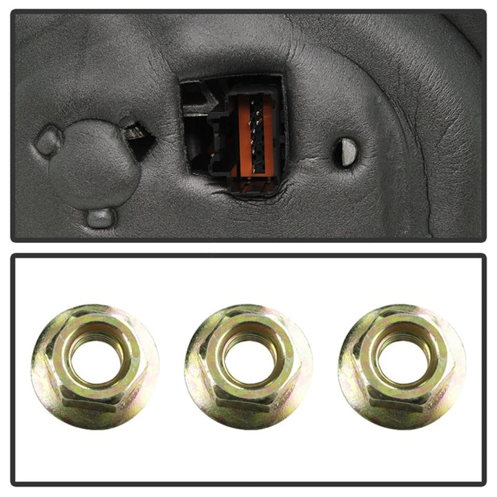 xTune Ford F150 07-14 Power Heated Amber LED Signal Telescoping Mirror Left MIR-FF15007S-PWH-AM-L - Bull Strap