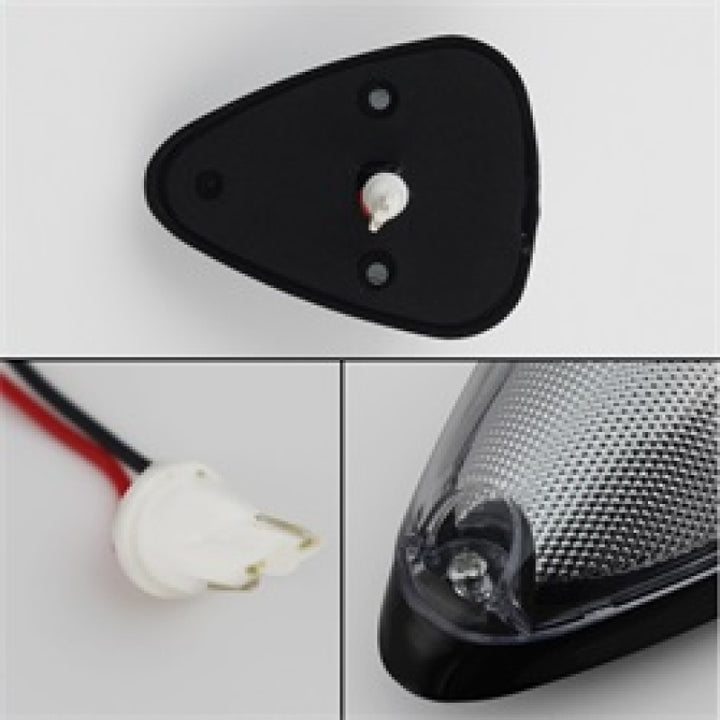 xTune Ford SuperDuty F250-F250 99-15 Amber LED Cab Roof lights - Smoke ACC-LED-FDSD99-CR-SM - Bull Strap