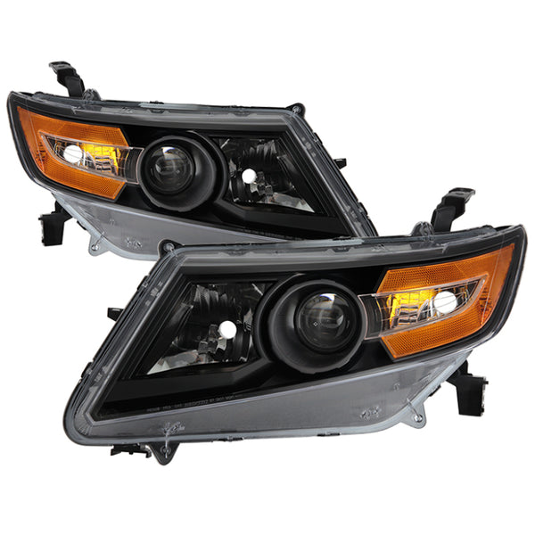 xTune Honda Odyssey Halogen Models Only 11-15 OEM Style Headlights - Black HD-JH-HODY11-AM-BK - Bull Strap