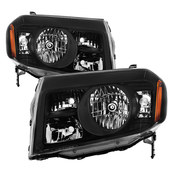 xTune Honda Pilot 2009-2011 OEM Style Headlights - Black HD-JH-HPIL09-AM-BK - Bull Strap