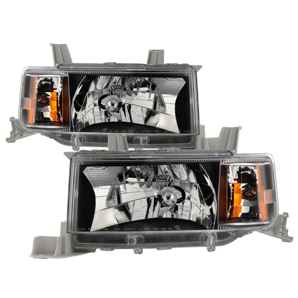 xTune Scion xB 04-06 OEM Style Headlights - Black HD-JH-SXB04-AM-BK - Bull Strap