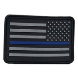 American Flag Patches, Choose Style, PVC Rubber, 2" x 3" w/ Velcro/Hook backing - Bull Strap