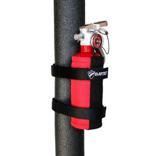 BARTACT 1 LB ROLL BAR FIRE EXTINGUISHER HOLDER EXTREME - PALS / MOLLE Compatible - Bull Strap