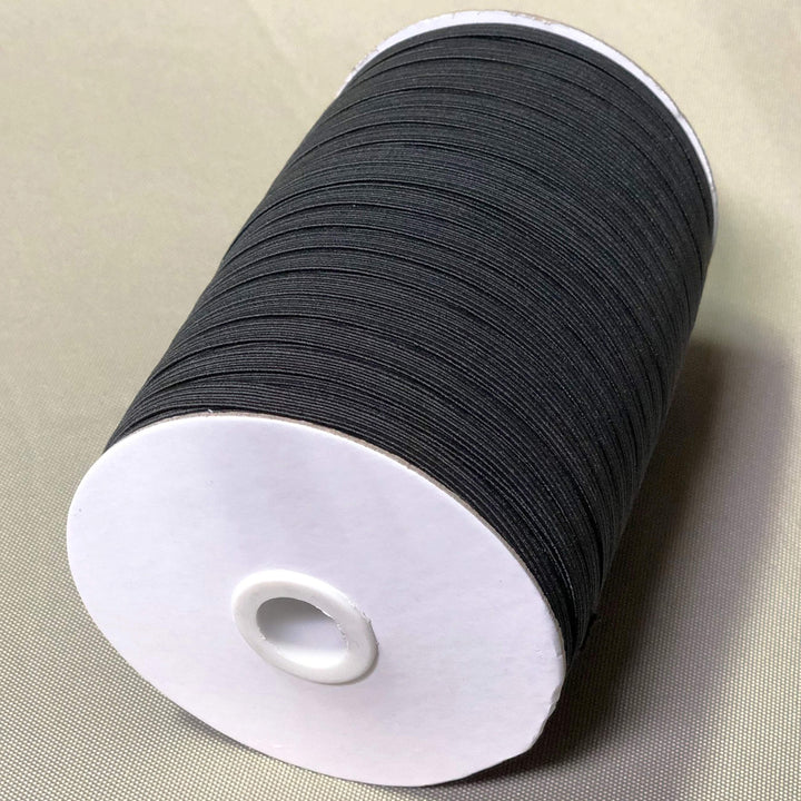 Bartact Braided Elastic 1/4" Black - Bull Strap