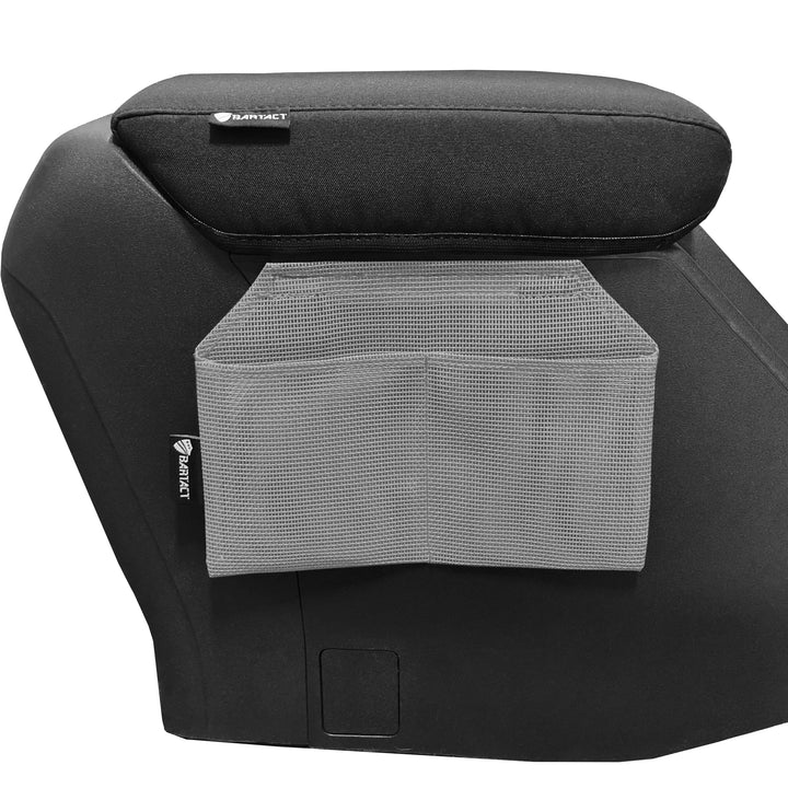 Bronco Accessories Console Lid Organizer Pouch for Ford Bronco 2021 2022 2023 Center Console Driver or Passenger Side Bartact (Pat Pending) - Bull Strap