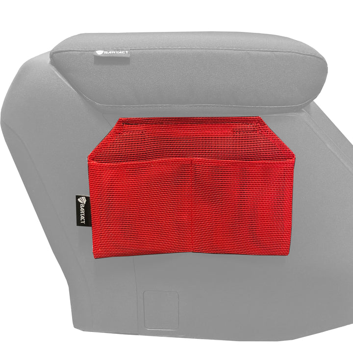 Bronco Accessories Console Lid Organizer Pouch for Ford Bronco 2021 2022 2023 Center Console Driver or Passenger Side Bartact (Pat Pending) - Bull Strap