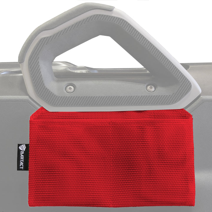 Bronco Accessories Console Organizer Pouch for Ford Bronco 2021 2022 2023 Center Console Passenger Side Lower Area Bartact (Pat Pending) - Bull Strap