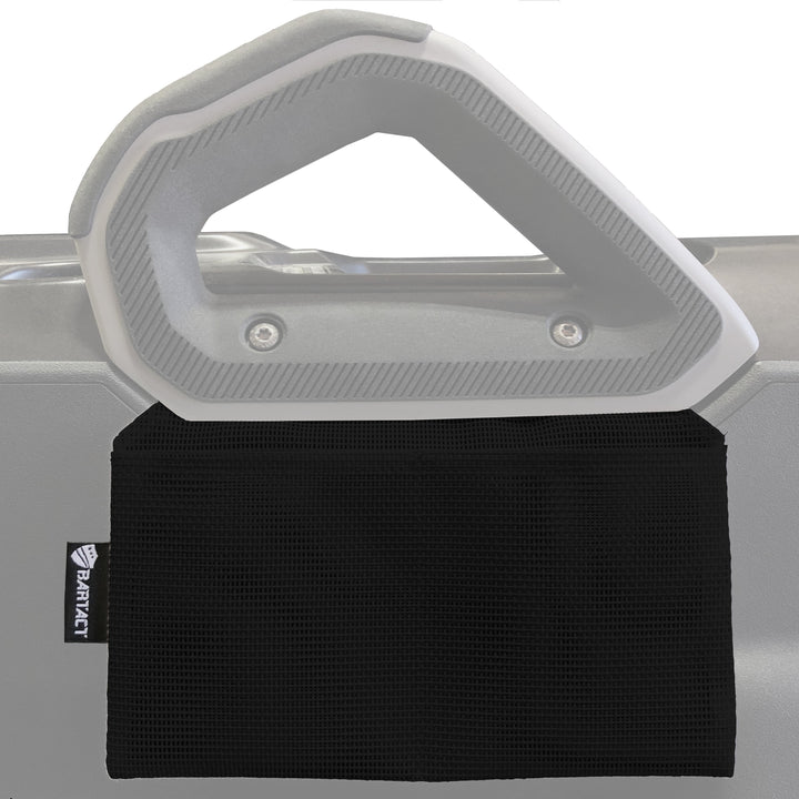 Bronco Accessories Console Organizer Pouch for Ford Bronco 2021 2022 2023 Center Console Passenger Side Lower Area Bartact (Pat Pending) - Bull Strap