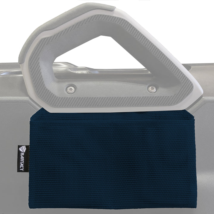 Bronco Accessories Console Organizer Pouch for Ford Bronco 2021 2022 2023 Center Console Passenger Side Lower Area Bartact (Pat Pending) - Bull Strap