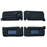 Bronco Accessories Visor Covers w/ MOLLE for Ford Bronco 2021 2022 2023 Full-Size Sun Visor Panel Storage Bartact (Pat Pending) - FRONT PAIR - Bull Strap