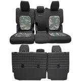 Bronco Bench Seat Covers Tactical for Ford Bronco 2021 2022 2023 Full-Size 4 Door Rear NO Armrest Only Bartact - Bull Strap