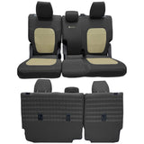 Bronco Bench Seat Covers Tactical for Ford Bronco 2021 2022 2023 Full-Size 4 Door Rear NO Armrest Only Bartact - Bull Strap