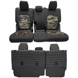 Bronco Bench Seat Covers Tactical for Ford Bronco 2021 2022 2023 Full-Size 4 Door Rear NO Armrest Only Bartact - Bull Strap