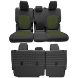 Bronco Bench Seat Covers Tactical for Ford Bronco 2021 2022 2023 Full-Size 4 Door Rear NO Armrest Only Bartact - Bull Strap