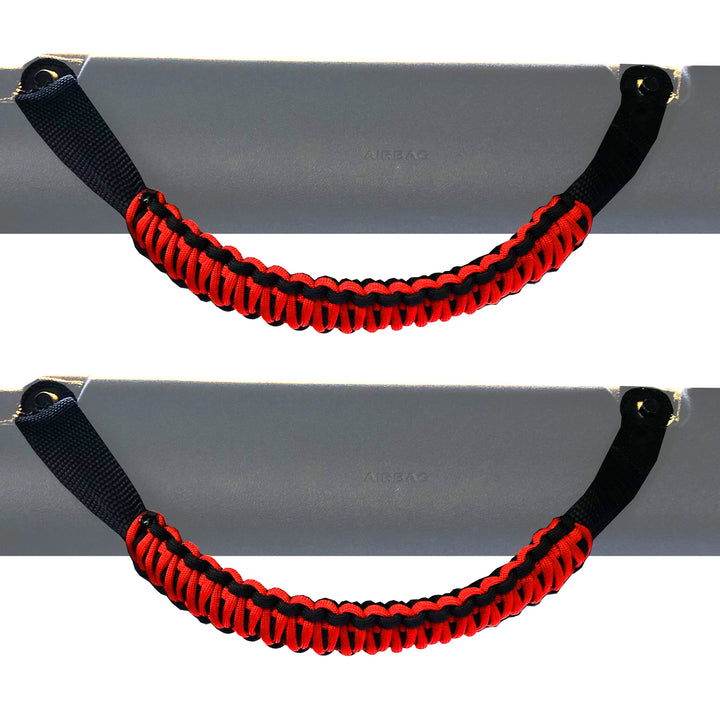 Bronco Paracord Grab Handles Custom for Ford Bronco Full-Size 2021 2022 2023 (Pair of 2) Bartact - Bull Strap