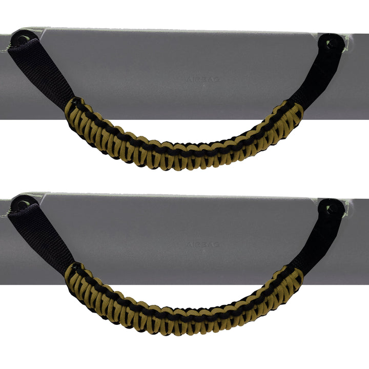 Bronco Paracord Grab Handles Custom for Ford Bronco Full-Size 2021 2022 2023 (Pair of 2) Bartact - Bull Strap