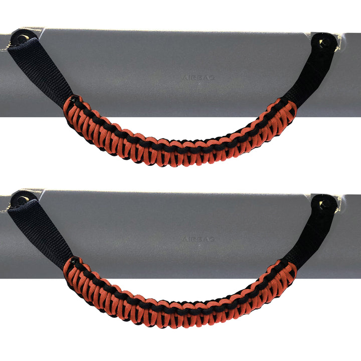 Bronco Paracord Grab Handles Custom for Ford Bronco Full-Size 2021 2022 2023 (Pair of 2) Bartact - Bull Strap