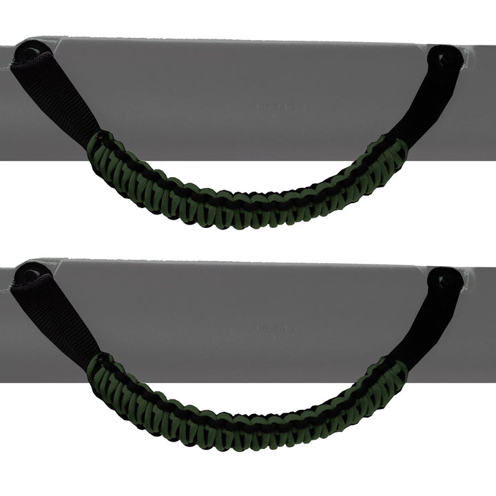 Bronco Paracord Grab Handles Custom for Ford Bronco Full-Size 2021 2022 2023 (Pair of 2) Bartact - Bull Strap